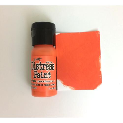 Tim Holtz Distress Paint Flip Top 1oz-Ripe Persimmon