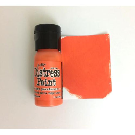 Tim Holtz Distress Paint Flip Top 1oz-Ripe Persimmon