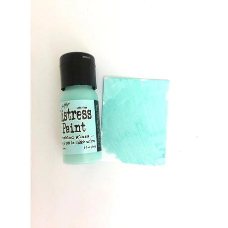 Tim Holtz Distress Paint Flip Top 1oz-Tumbled Glass