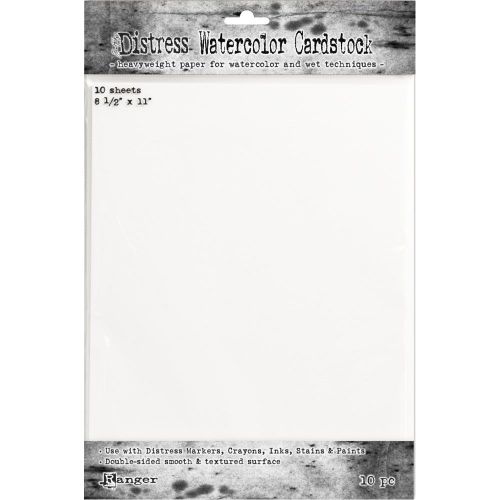 Tim Holtz Distress Watercolor Cardstock 10/Pkg-8.5"X11"