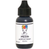 Dina Wakley Media Acrylic Paint 1oz - Black