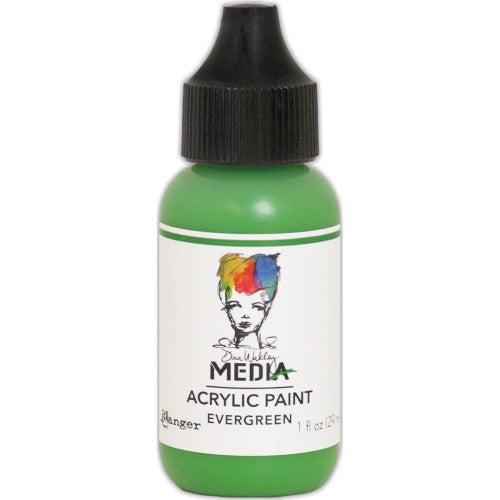 Dina Wakley Media Acrylic Paint 1oz Evergreen