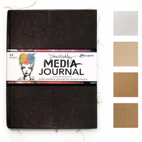 Dina Wakley Media Journal 8"X10" Black - NO FREE SHIPPING