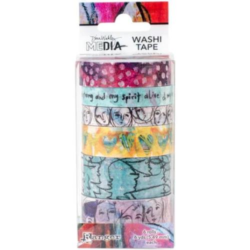 Dina Wakley MEdia Washi Tape 1 6x6yd (MDA59974)