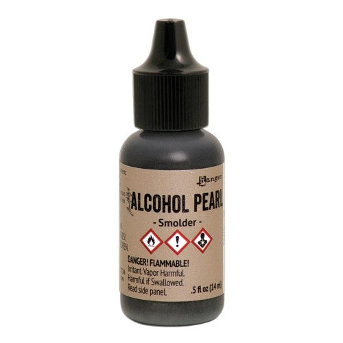 Tim Holtz Alcohol Pearls .05oz Smolder