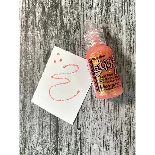 Ranger Stickles Glitter Glue .5oz-Grapefruit