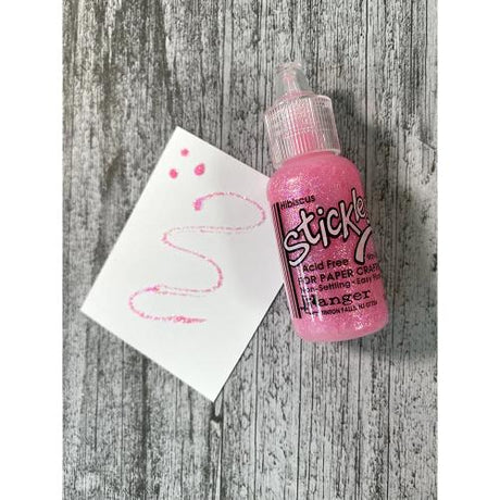 Ranger Stickles Glitter Glue .5oz-Hibiscus