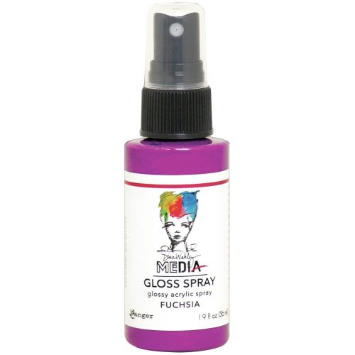 Dina Wakley Media Gloss Sprays 2oz Fuchsia