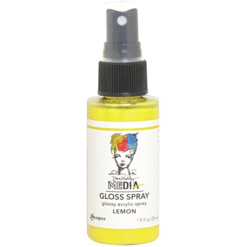 Dina Wakley Media Gloss Sprays 2oz Lemon