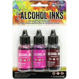 Tim Holtz Alcohol Ink .5oz 3/Pkg Pink/Red Spectrumm