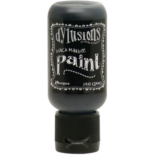 Dylusions Acrylic Paint 1oz Black Marble