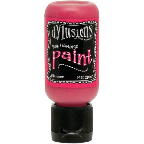 Dylusions Acrylic Paint 1oz Pink Flamingo