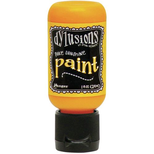 Dylusions Acrylic Paint 1oz Pure Sunshine