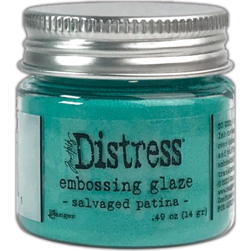 Tim Holtz Distress Embossing Glaze Salvaged Patina