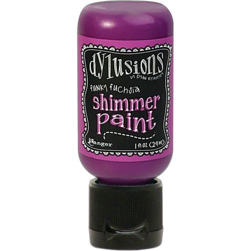 Dylusions Shimmer Paint 1oz Funky Fuchsia