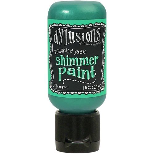 Dylusions Shimmer Paint 1oz Polished Jade