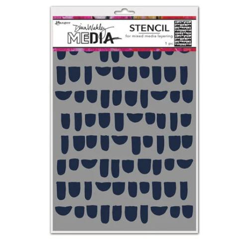 Dina Wakley MEdia Stencils Bumps (MDS74847)