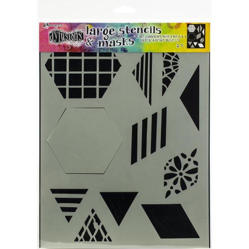 Dylusions Stencils 9"X12" 2" Quilt, Large - Postage as per Actual