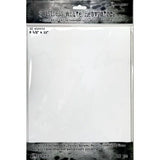 Tim Holtz Distress White Heavystock 10/Pkg 8.5"X11"