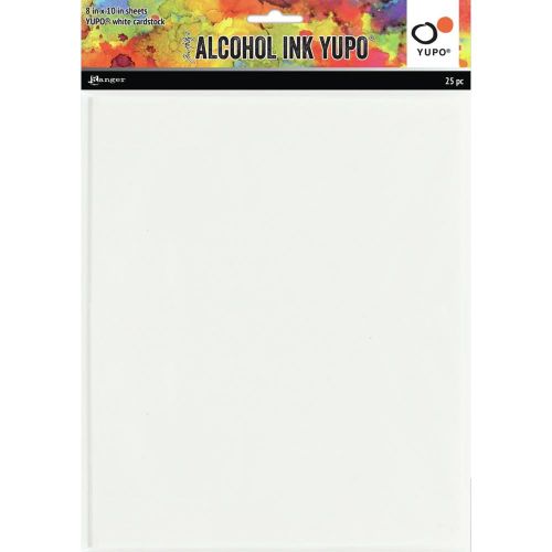 Tim Holtz Alcohol Ink White Yupo Paper 25/Pkg 8"X10" - Postage as per Actual