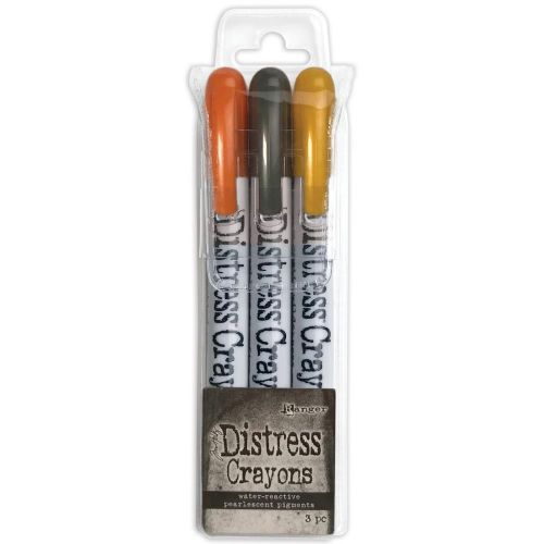 Tim Holtz Distress Crayon Pearl Set Halloween Set# 1L