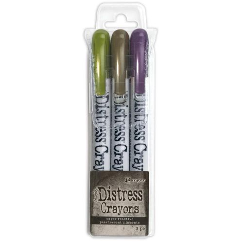 Tim Holtz Distress Crayon Pearl Set Halloween Set #2