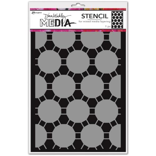 Dina Wakley Media Stencils 9"X6" Connected Dots