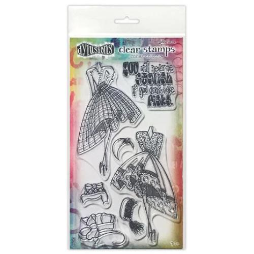 Ranger Ink - Couture Collection - Dylusions Stamps - Clear Acrylic Stamps - Night At The Opera - Duo