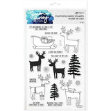 Simon Hurley create. Clear Stamps 6"X9" Oh Deer!