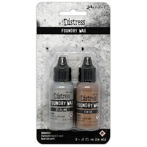 Tim Holtz Distress Foundry Wax Kit Sterling/Statue