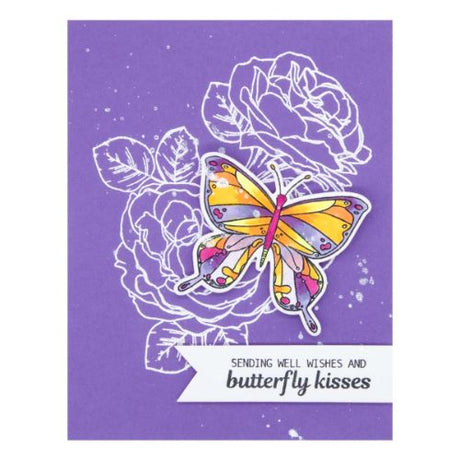 Ranger - Butterfly Kisses Clear Stamp Set by Simon Hurley create.