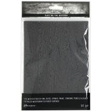 Tim Holtz Distress Woodgrain Cardstock 5"X7" 10/Pkg Black