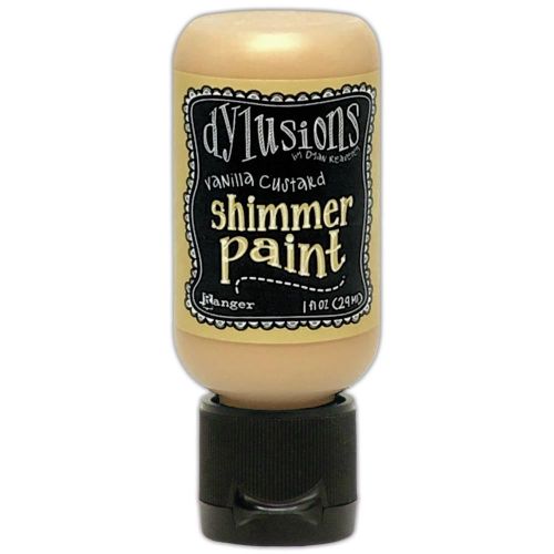 Dylusions Shimmer Paint 1oz Vanilla Custard