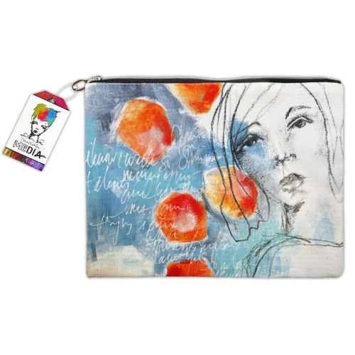 Dina Wakley Media Printed Pouch 9"X12" - Postage as per Actual