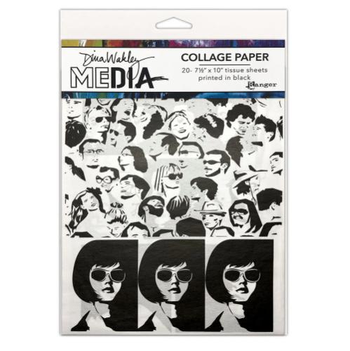Ranger Dina Wakley Media Bold Collage Paper