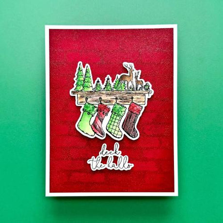 Simon Hurley create. Background Stamp - Brick