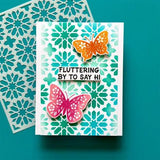 Simon Hurley create. Layering Stencil 6"X6"-Star Tile, 4 Pieces