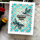 Simon Hurley create. Layering Stencil 6"X6"-Trellis, 3 Pieces