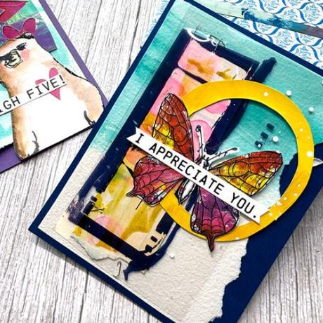 Dina Wakley MEdia Rub-ons-Flutters