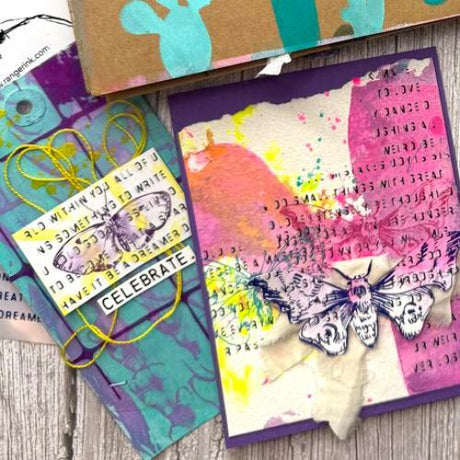 Dina Wakley MEdia Rub-ons-Flutters