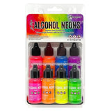 Tim Holtz Alcohol Ink Kit 8/Pkg Neon - Postage as per Actual
