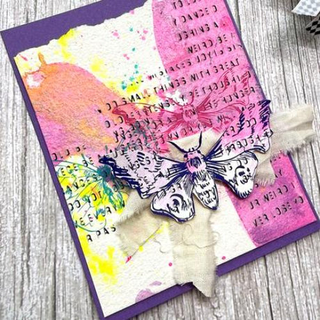 Dina Wakley MEdia Cotton Watercolor Panels-Card