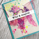 Dina Wakley MEdia Cotton Watercolor Panels-Card