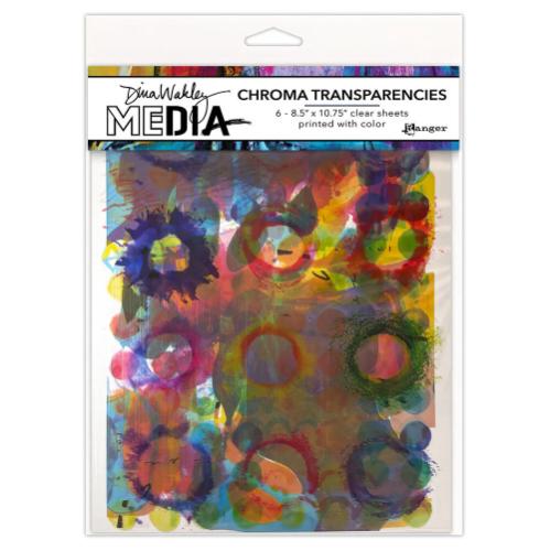 Ranger Dina Wakley MEdia Painted Elements Chroma Transparencies