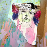 Dina Wakley Media Cling Stamps 6"X9"-Flower Crowns