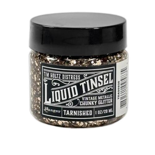 Tim Holtz Distress Liquid Tinsels Chunky Tarnished 1 fl oz (TDA95835)
