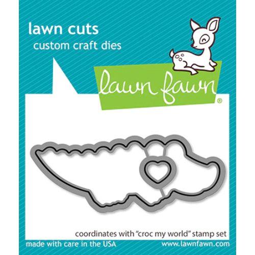 Lawn Fawn - Lawn Cuts - Croc My World Dies