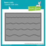 Lawn Fawn - Lawn Cuts - Stitched Wavy Backdrop: Landscape Die