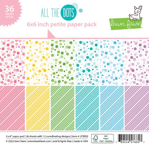 Lawn Fawn - Paper - All the Dots - Petite Paper Pack