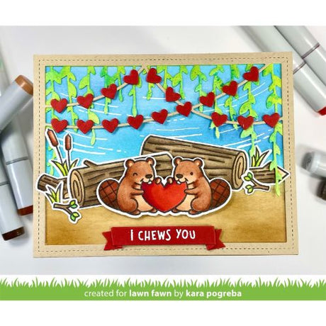 Lawn Fawn - Stamps - Wood You Be Mine?